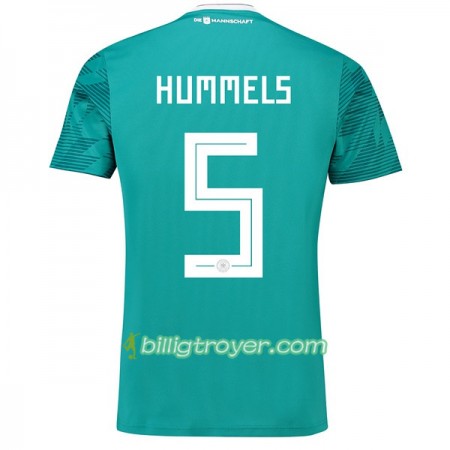 Billige Fotballdrakter Tyskland Hummels 5 VM 2018 Bortedraktsett